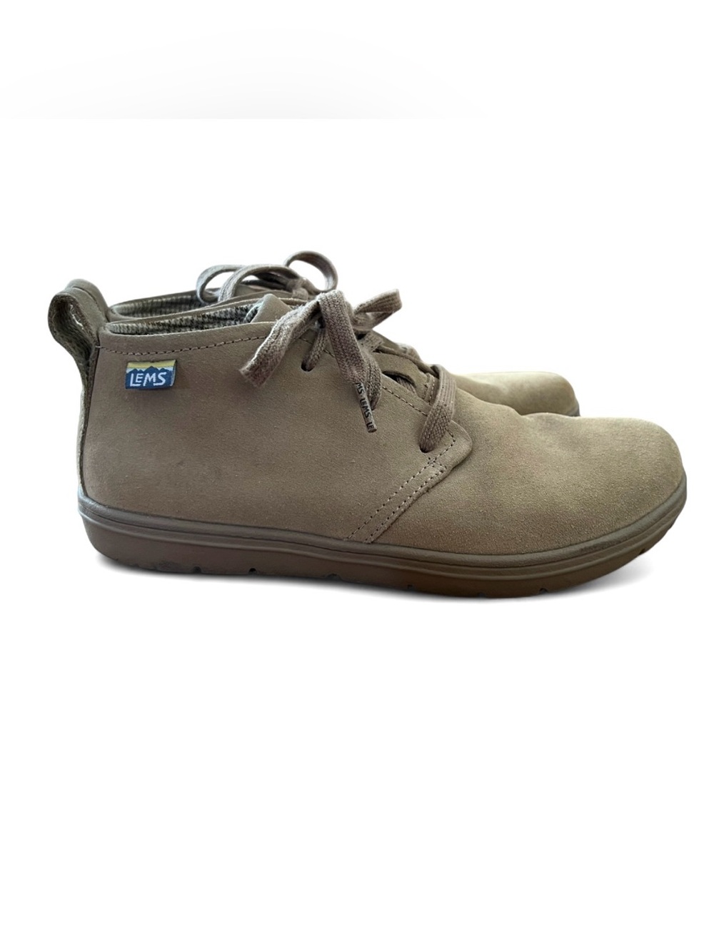LEMS women’s suede chukka boot barefoot minimalist size 7